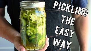 Pickled Jalapenos  SO EASY  Chilihead Tip [upl. by Ahseken]