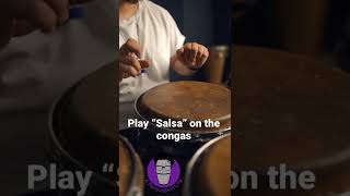 How to play “Salsa” on Congas [upl. by Yelahc985]