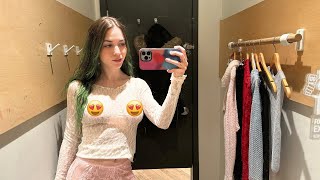 4K Dressing Room Try On Haul Bailey Rose [upl. by Namlas500]