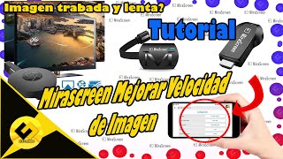 Mirascreen Miracast Mejorar transmisión [upl. by Aicertap104]