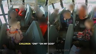 School bus driver slams on brakes to teach kids a lesson [upl. by Akihc]