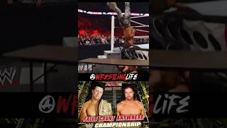 The Miz VS John MorrisonFalls Count AnywhereWWE Championship 2011 video wwe shorts [upl. by Lexy]