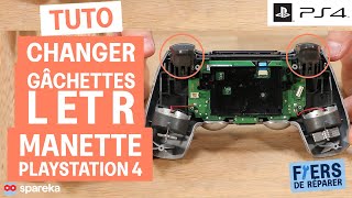 Comment réparer les gachettes L et R dune manette de PS4 [upl. by Kenwrick732]