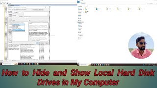 Fix How to Hide and Show Local Hard Disk Drives in My Computer  2024 [upl. by Hun]