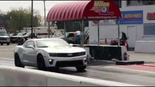 Stock 2012 Camaro ZL1 Runs Quarter Mile in 1193 Seconds [upl. by Geraldine]