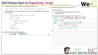 GCSE Computer Science Paper 2  Practice Paper 2023 [upl. by Reginauld787]