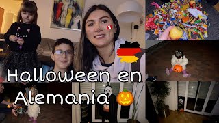 Así pasamos HALLOWEEN en Alemania 🎃 Salimos a recoger caramelos 🍭  Peruana en Alemania 🇩🇪 [upl. by Ynar971]