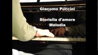 Puccini  songs amp films Storiella damore  Eva Mullerova soprano amp Riccardo Caramella piano [upl. by Lombardo]