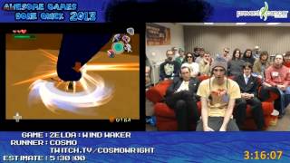 AGDQ 2013  Favourite Moment  Cosmo Wind Waker Run  Mirrored Whistles [upl. by Joub539]