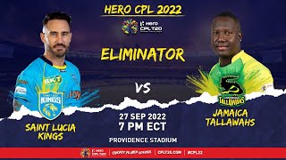 LIVE  St Lucia Kings vs Jamaica Tallawahs  CPL 2022 [upl. by Nylodnewg]