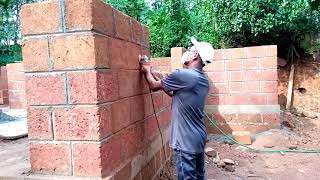 red stone laterite stone polishig work stage 1 [upl. by Annasiul]