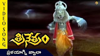 Pralayagni Jwalale Video Song  Trinetram Movie Video Songs  Raasi  Sijju  TVNXT Telugu Music [upl. by Iramo656]