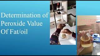 Determination of Peroxide Value of FatOilA Complete Procedure [upl. by Stacy258]