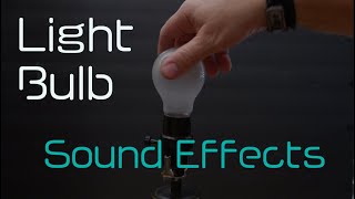 Light Bulb Sound Effect in STEREO [upl. by Ailemap]