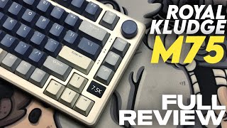 Royal Kludge M75 Full Review  Trimode Knob and a Display Under 7500 Taka [upl. by Aihseit]