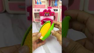 Satisfying With Unboxing Miniature Washing Machine Eating Corn Set Toys ASMR Videos [upl. by Lillis]