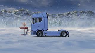 NJH Trainss advent calendar day 21 delivering all sorts of products in ETS2 [upl. by Almap]