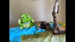 Puppet Storytelling Tiddalick The Thirsty Frog Tale [upl. by Norod]