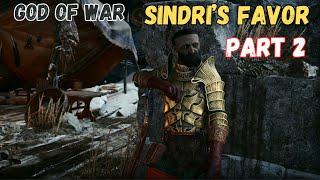 God of War  Sindris Favors  Part 2 Family Business  Walkthrough w Commentary PS54K [upl. by Lazaruk]