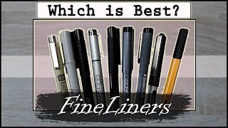 Which Fineliner is the BEST Of ALL  LETS FIND OUT [upl. by Yentruocal]