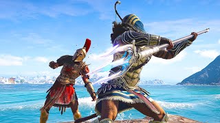 Assassins Creed Odyssey  Poseidons Trident Brutal Warrior Kills amp High Action Combat Gameplay [upl. by Dorcia]