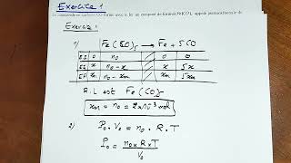 Suivi dune transformation chimique 1BAC SM Serie N2 Exercice 1 [upl. by Acinoev678]