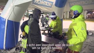 Decathlonklanten testen skimateriaal in Snowworld Landgraaf [upl. by Xerxes]