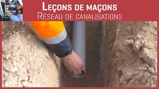 Les bons gestes en maçonnerie  Réseau de canalisations [upl. by Lidia174]