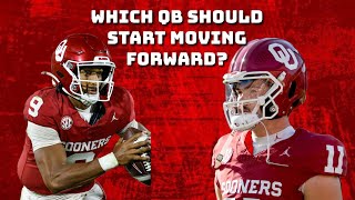 OU Football  Who Should Start At QB For the Oklahoma Sooners Moving Forward [upl. by Laeahcim419]