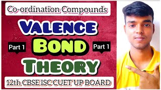 Valence Bond Theory for Coordination Compounds 12th CBSE ISC CUET UP BOARD etc [upl. by Vento972]