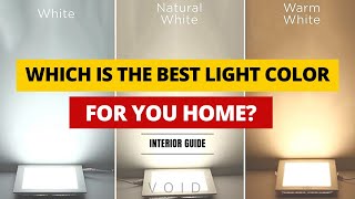 Cool White Warm White or Natural White  Choosing the Right Color for Your Home lightingdesign [upl. by Ingles904]