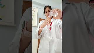 To determine the saponification no Of given sample PART1 of preparationyoutubeshorts ytviral [upl. by Rubel842]