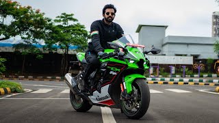 Kawasaki Ninja ZX10R  TechLoaded Superbike Is A Screamer  Faisal Khan [upl. by Nnylhsa]