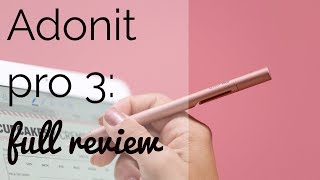 Full review of the Adonit pro 3 as alternative to the Apple pencil [upl. by Adnorahs659]