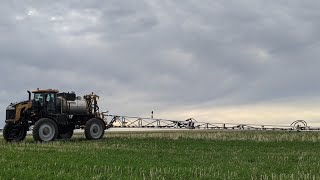 Spraying with the Rogator 1300C [upl. by Piegari]