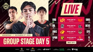 LIVE  DAY 5  M5 World Championship Group Stage  ENG [upl. by Iorio]