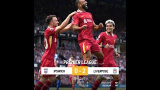 HIGHLIGHTS IPSWICH TOWN 02 LIVERPOOL JOTASALAH [upl. by Jonna140]