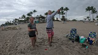 Playing Bung Hole at the beach [upl. by Iona]