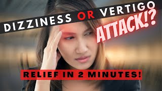 How to Get Rid of Dizziness or Vertigo FAST [upl. by Ydde]