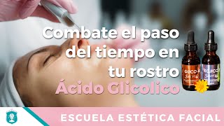 El acido glicólico para que sirve y sus beneficios  uso en cabinas [upl. by Russ]