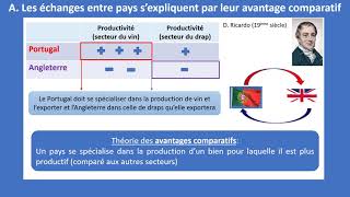 Commerce international 24 La spécialisation des pays Terminale SES [upl. by Dorette12]