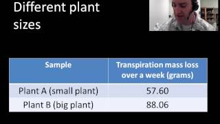 Investigation 11  transpiration [upl. by Siubhan]