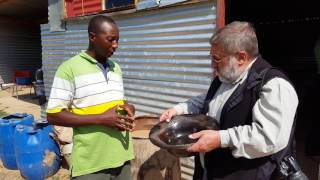 Tefo Emandulo near Witsieshoek explaining to Harold Goodwin about pottery [upl. by Jaf]