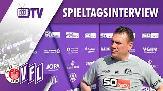 Spieltagsinterview vor FCSPOSN  FC St Pauli  VfL Osnabrück [upl. by Rudie]