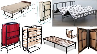 Metal frame foldable beds design ideas [upl. by Wyndham]