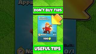 Dont Buy Builder Apprentice in Coc clashofclans coc [upl. by Inatirb]