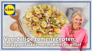 Aardappelsalade met makreel en witlof  Voordelige zomerrecepten van Sandra Ysbrandy [upl. by Enylhsa228]