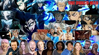 One Punch Man  Garos Epic Moments Reaction Mashup  Great Anime Reactors 【ワンパンマン】【海外の反応】 [upl. by Neitsabes]