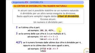 Multipli divisori e criteri di divisibilità [upl. by Yart]