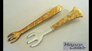 Mokume Gane Fork [upl. by Aehsel]